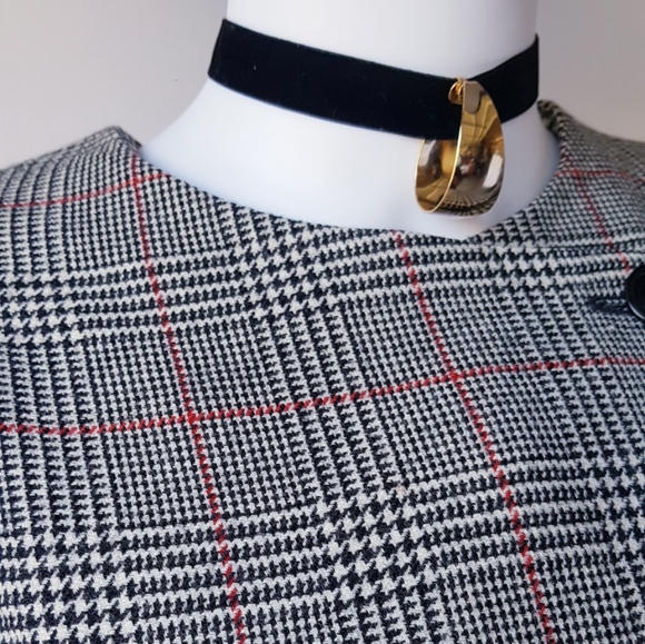 Vintage Houndstooth Short Suit Jacket ✨ - Picture 8 of 11